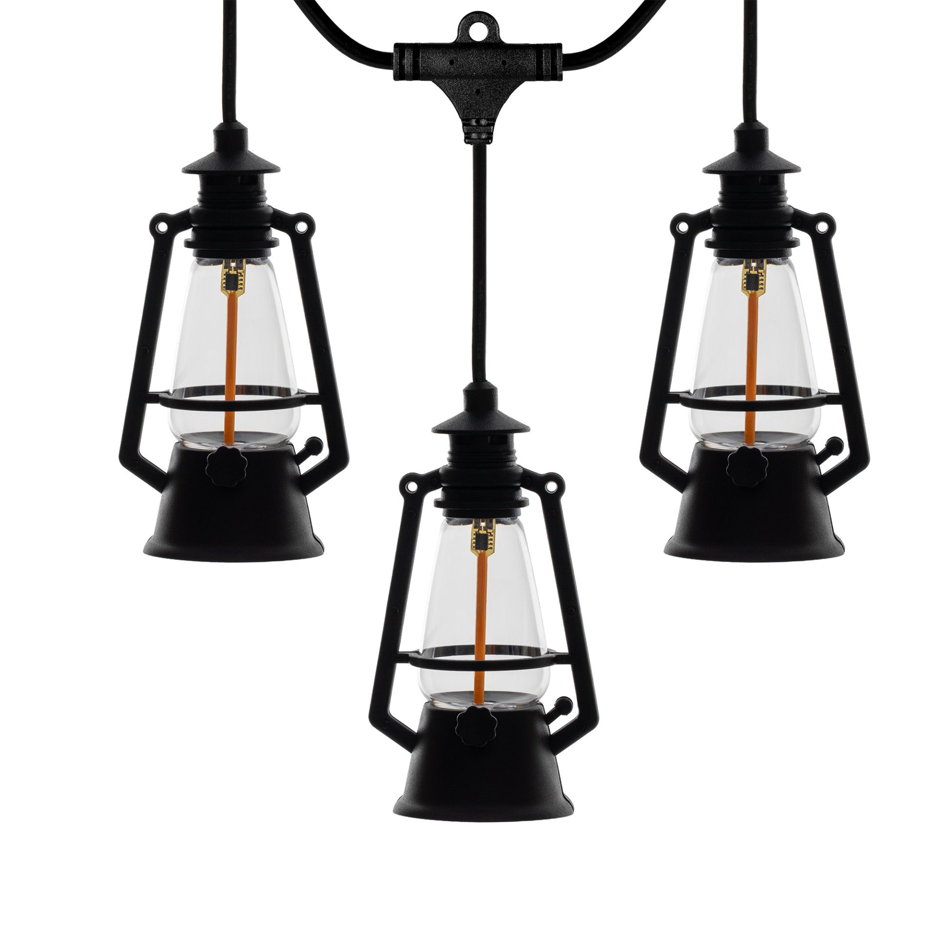 Oil lamp lights unlit