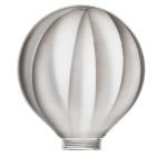 Opaline Radiance G125 LED Glass Globe Bulb for Pendants and Patio Strings