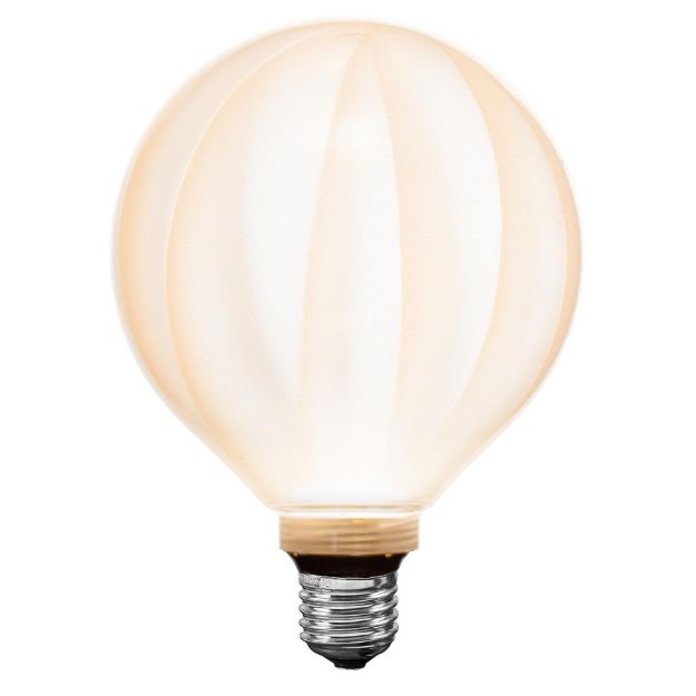 Opaline Radiance G125 LED Glass Globe Bulb for Pendants and Patio Strings
