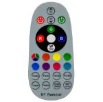 24' RGBWW 12 LED S14 Patio Light String 24" Spacing w/Remote - White Wire
