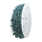 Novelty Lights C9 1000' Spool 24" Spacing 10 Amp Green Wire
