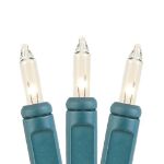 Non Connectable Green Wire Mini Lights 10 Light 5.5'