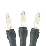 Non Connectable Clear Black Wire Mini Lights 20 Light 8.5'