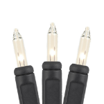 Non Connectable Black Wire Mini Lights 10 Light 5.5'