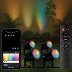 4 Light RGBWW Smart App Controlled Garden Spot Lights