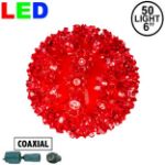 Coaxial 50 Red LED 6" Sphere