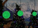 Coaxial 100 Green LED 7.5" Sphere
