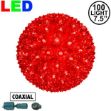 Coaxial 100 Red LED 7.5" Sphere