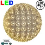 Coaxial 150 Warm White LED 10" Sphere
