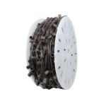 C9 Decorate Like a Pro® Kit - 1000' LED Diamond Faceted Multi Color Brown Wire w/12" Bulb Spacing