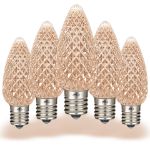 PeakPro 2019 Warm White C9 LED Replacement Bulbs 25 Pack 