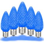 PeakPro Blue C9 LED Replacement Bulbs 25 Pack 