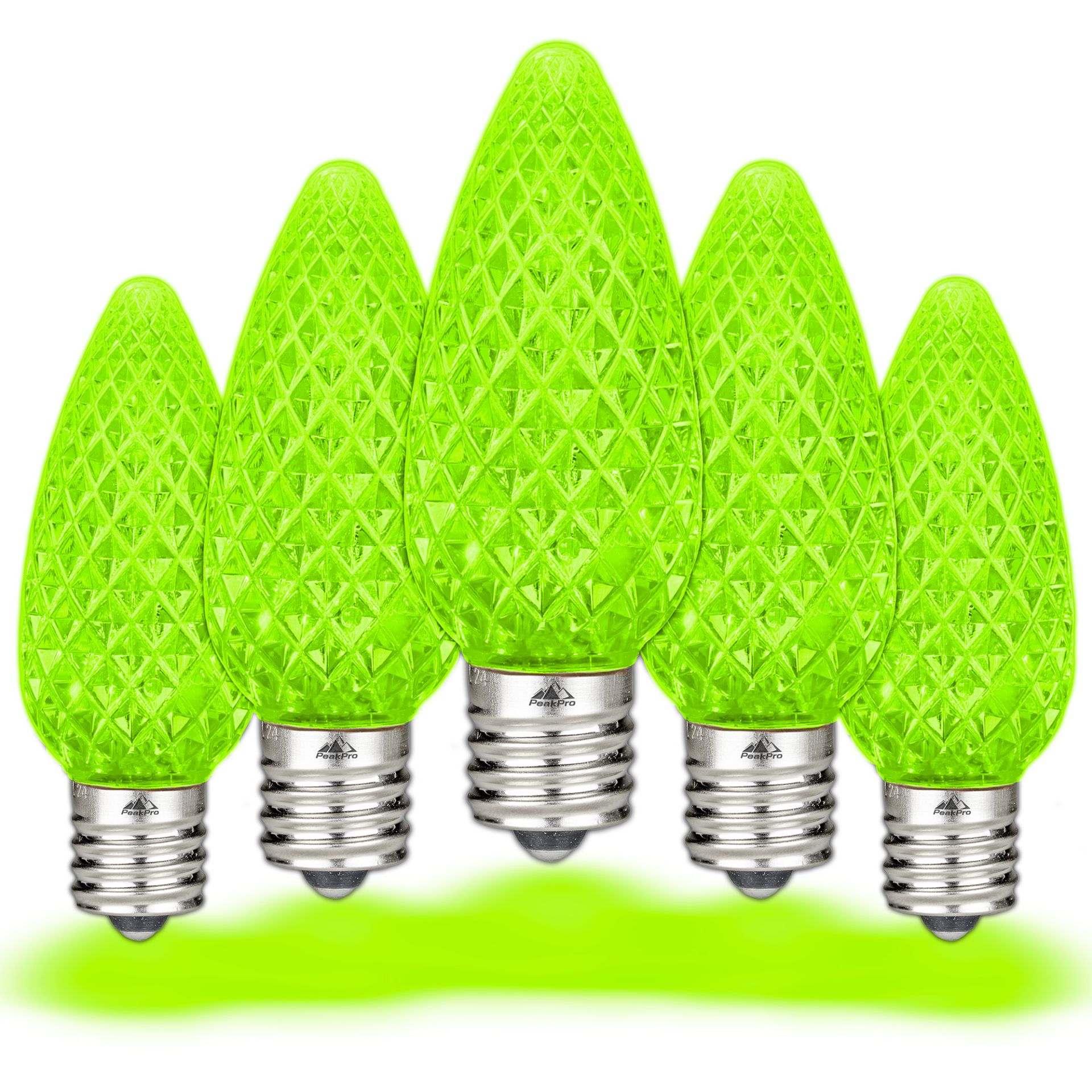 25 Pack C9 LED Outdoor Christmas Replacement Bulbs, C9/E17 Base - Picture 14 of 116