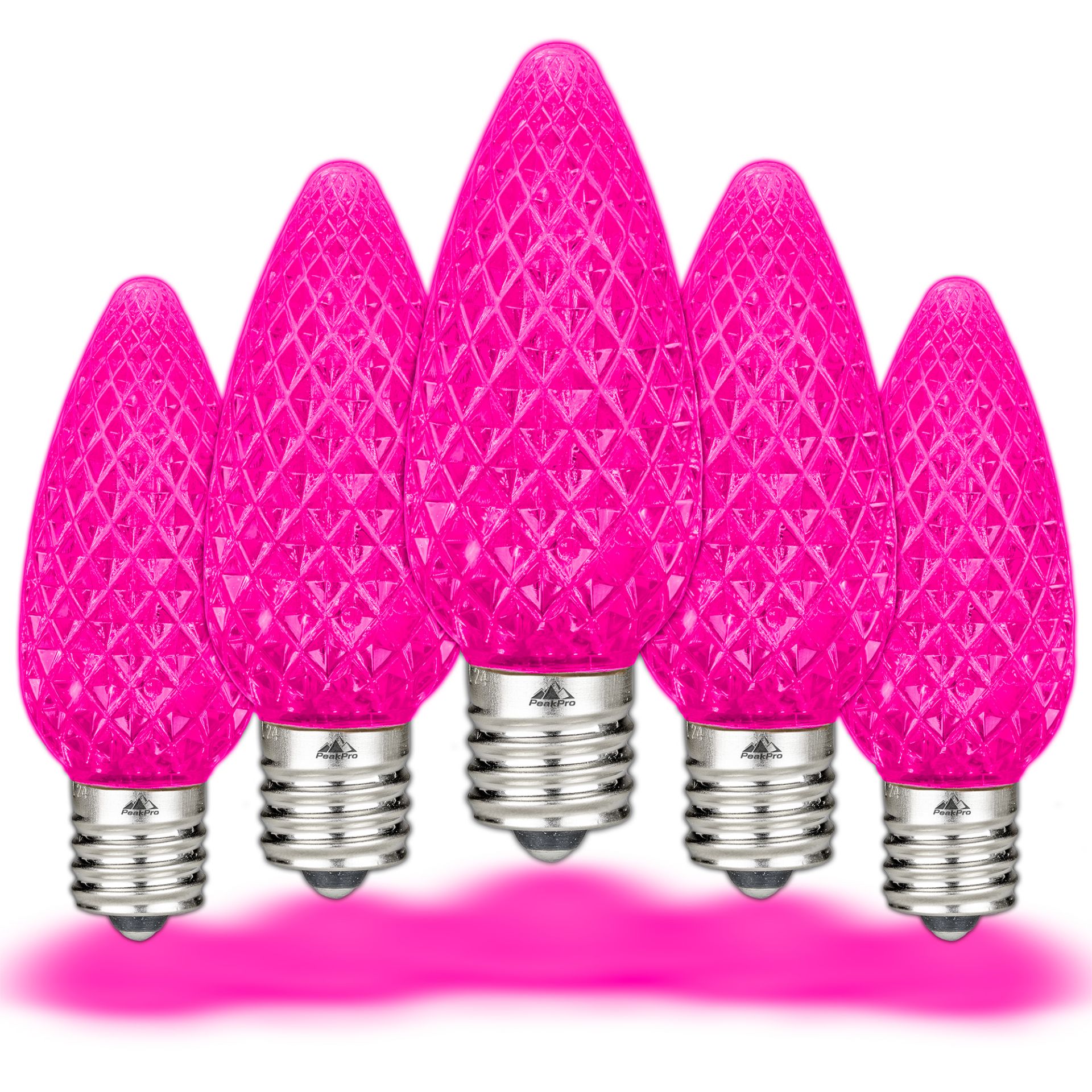 25 Pack C9 LED Outdoor Christmas Replacement Bulbs, C9/E17 Base - Picture 41 of 116