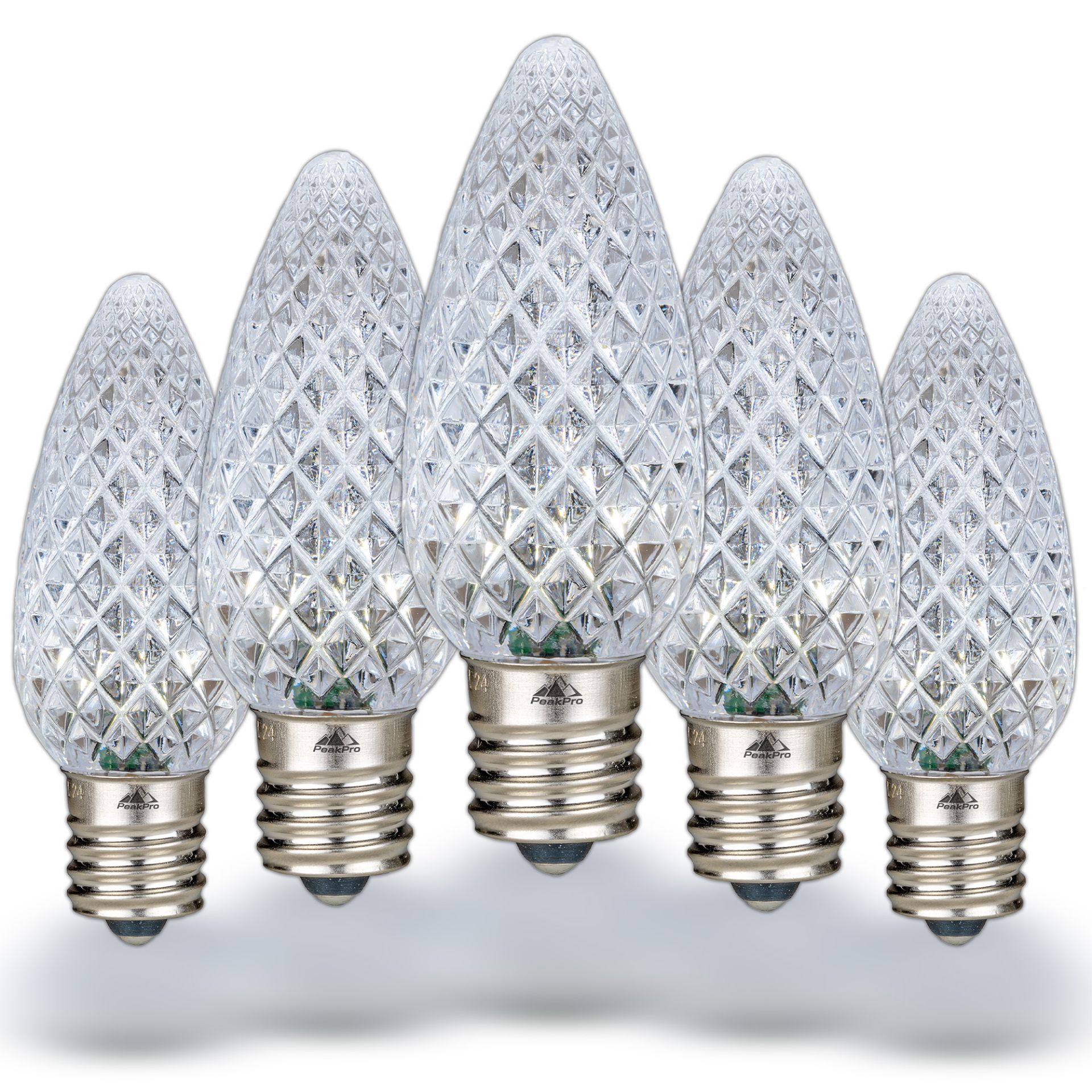 25 Pack C9 LED Outdoor Christmas Replacement Bulbs, C9/E17 Base - Picture 47 of 116