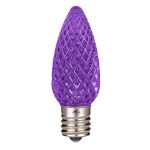 PeakPro Purple C9 LED Replacement Bulbs 25 Pack 