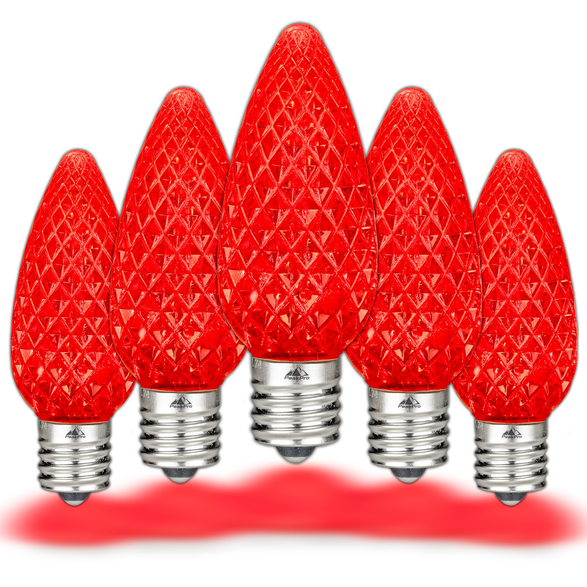 25 Pack C9 LED Outdoor Christmas Replacement Bulbs, C9/E17 Base - Picture 60 of 116