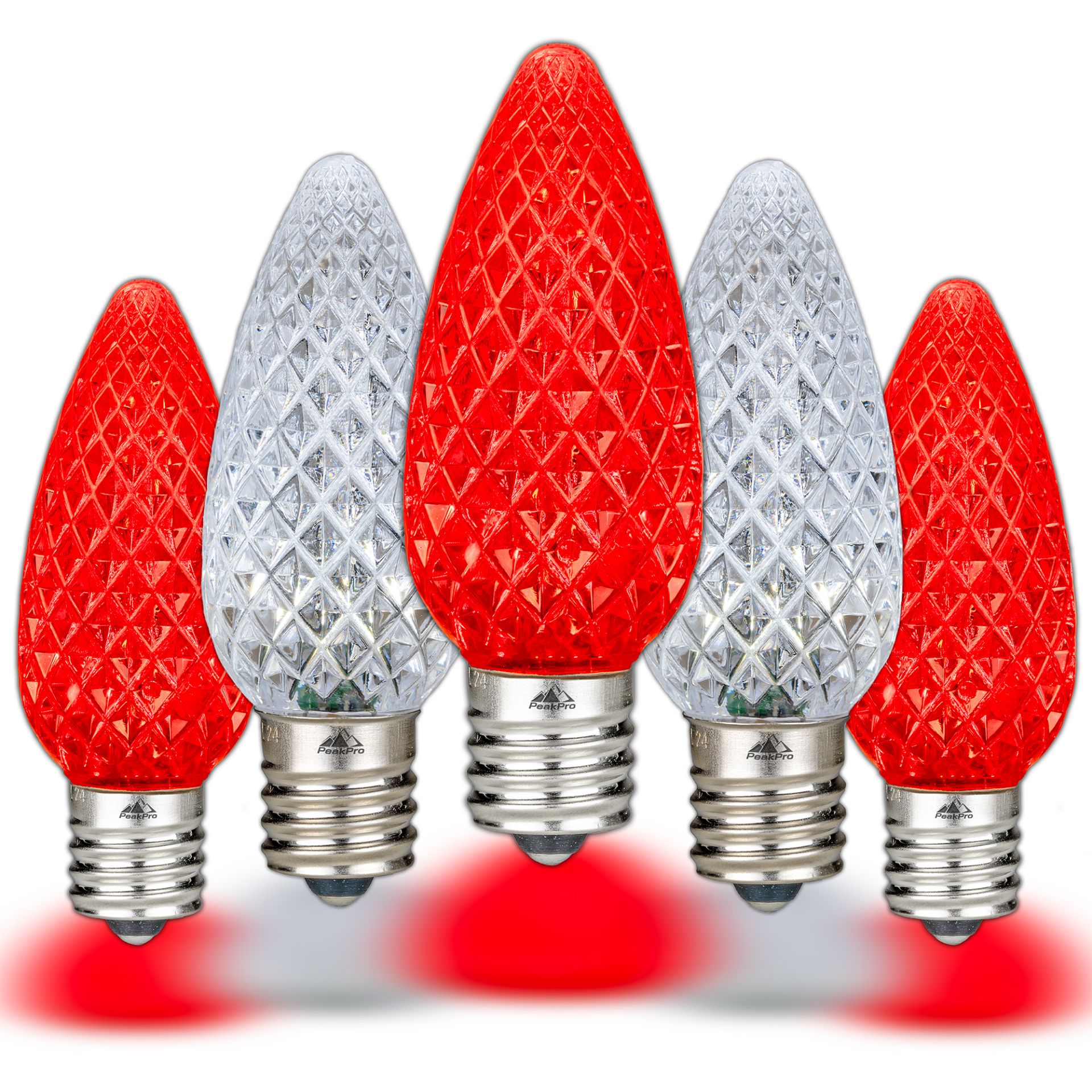 25 Pack C9 LED Outdoor Christmas Replacement Bulbs, C9/E17 Base - Picture 73 of 116