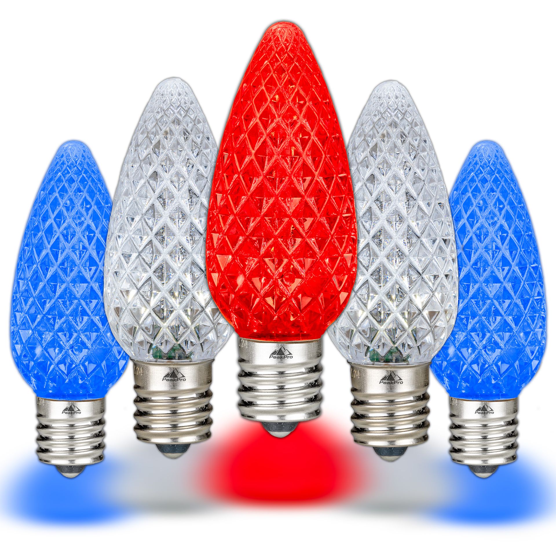 25 Pack C9 LED Outdoor Christmas Replacement Bulbs, C9/E17 Base - Picture 85 of 116