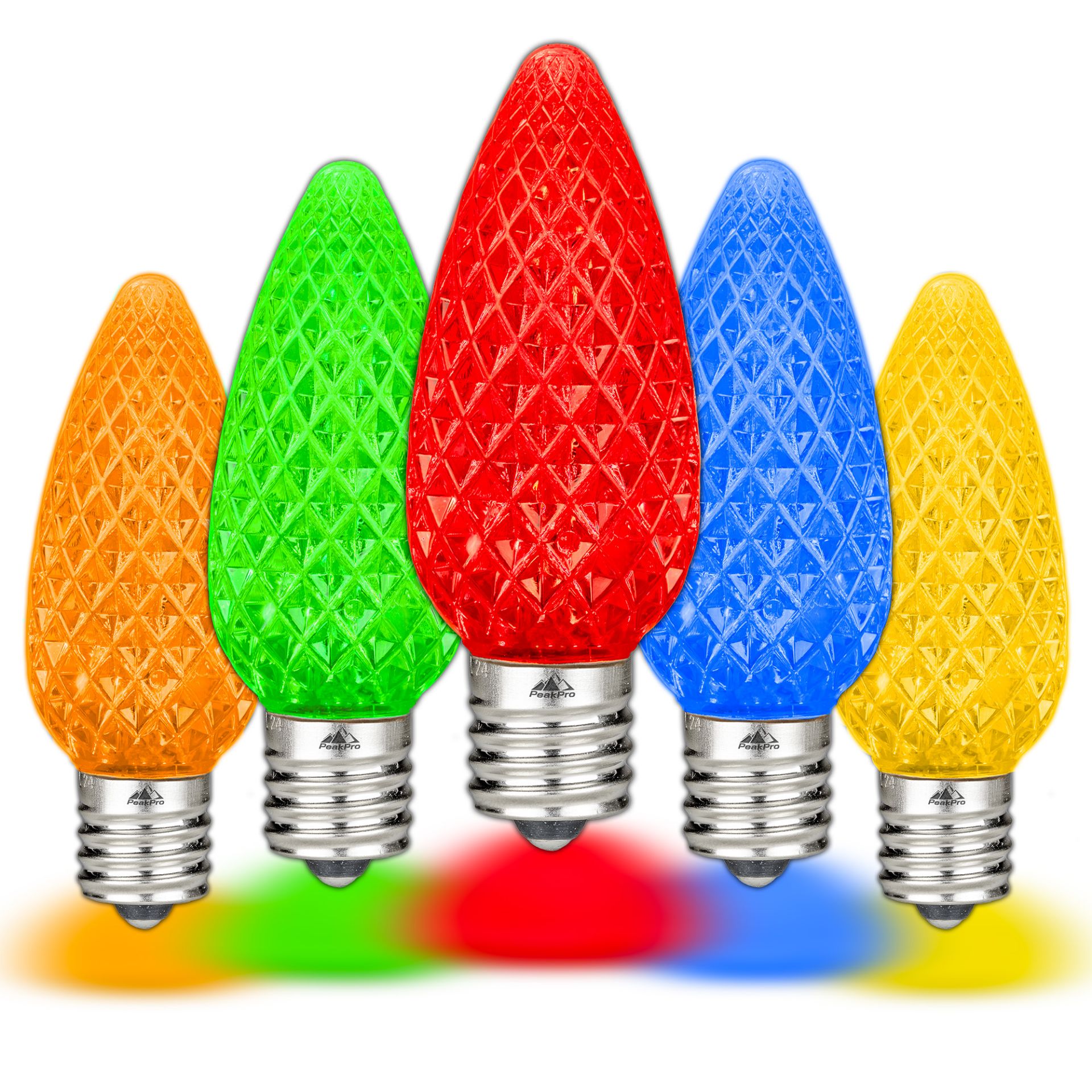25 Pack C9 LED Outdoor Christmas Replacement Bulbs, C9/E17 Base - Picture 28 of 116