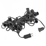 C9 Magnetic 25' Stringers 12" Spacing Black Wire