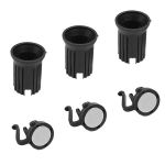 C9 Magnetic 25' Stringers 12" Spacing Black Wire