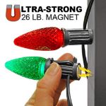 C9 Magnetic 25' Stringers 12" Spacing Black Wire