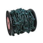 C9 Magnetic 500' Spool 15" Spacing Green Wire
