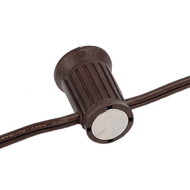 C9 Magnetic String 500' Spool on Brown Wire - Novelty LightsNovelty ...