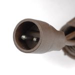 Coaxial Power Connector - Brown