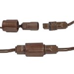 Coaxial Y Connector - Brown