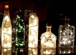 20 Light Non Connectable Warm White LED Mini Lights Brown Wire
