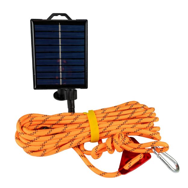 Solar Safety Rope 23 ft Orange Solar Luminous Safety Cord Rope – Glow-in-the-Dark ...