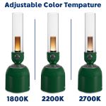 Rechargeable 3-in1 Camp Light Diffuser Speaker - Green