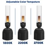 Rechargeable 3-in1 Camp Light Diffuser Speaker - Black