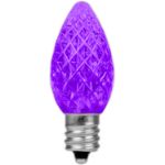 PeakPro Purple C7 LED Replacement Bulbs 25 Pack