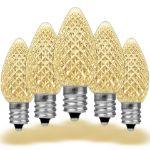 PeakPro Warm White C7 LED Replacement Bulbs 25 Pack