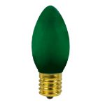 C9 RetroGlo Vintage Green Ceramic LED Replacement Bulbs - 25 Pack