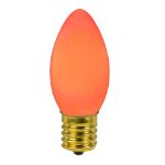 C9 RetroGlo Vintage Orange Ceramic LED Replacement Bulbs - 25 Pack