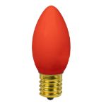 C9 RetroGlo Vintage Orange Ceramic LED Replacement Bulbs - 25 Pack