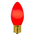 C9 RetroGlo Vintage Red Ceramic LED Replacement Bulbs - 25 Pack