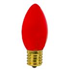 C9 RetroGlo Vintage Red Ceramic LED Replacement Bulbs - 25 Pack