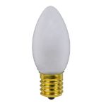 C9 RetroGlo Vintage White Ceramic LED Replacement Bulbs - 25 Pack