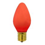 C7 RetroGlo Vintage Orange Ceramic LED Replacement Bulbs - 25 Pack