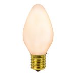 C7 RetroGlo Vintage White Ceramic LED Replacement Bulbs - 25 Pack
