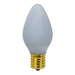 C7 RetroGlo Vintage White Ceramic LED Replacement Bulbs - 25 Pack