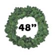 48" Unlit Colorado Pine Wreath