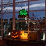 2D Trick or Treat & Pumpkin Motif Light (Orange & Green)