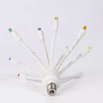 LED C9 Glitzer by Holidynamics Multi Color 5pk