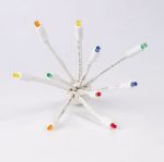 LED C9 Glitzer by Holidynamics Multi Color 2pk